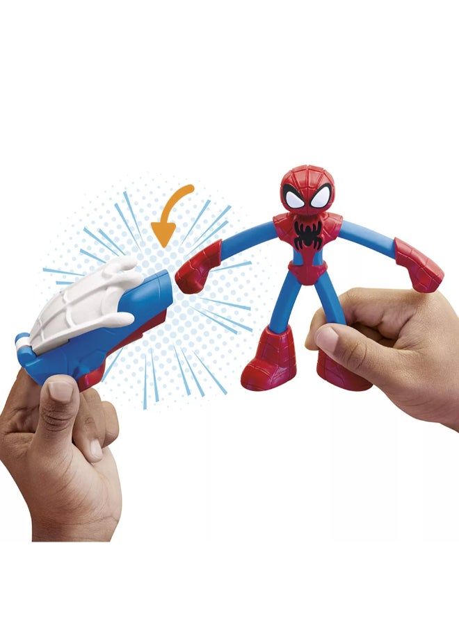 Play-Doh Marvel Spider-Man Thwip Squisher Set with Bendy Action Figure Multicolour 21.59 x 15.24 x 4.45 cm HPDG00585X0 - Image 4